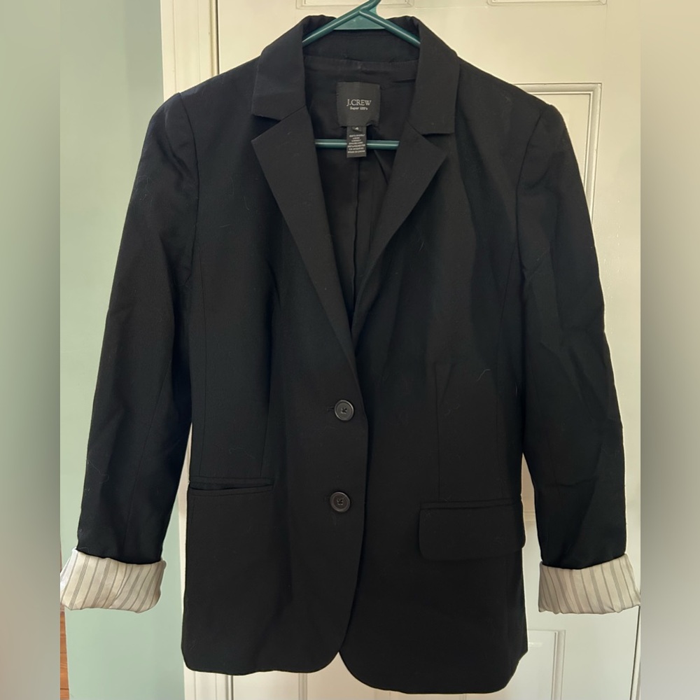 Women’s Size 4 J.Crew Black Blazer